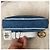 Cinto Bumbag CHANEL em pele de cordeiro e ganga com caixa Branco Azul Dourado - vista 10