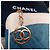 Cinto Bumbag CHANEL em pele de cordeiro e ganga com caixa Branco Azul Dourado - vista 15