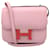 Autre Marque Hermes Rose Sakura Bougainvillea Lizard Constance Mini  18/19 Handtasche Pink Leder  ref.1342601