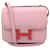 Autre Marque Hermes Rose Sakura Bougainvillea Lucertola Constance Mini 18/19 borsetta Rosa Pelle  ref.1342601