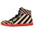 Gucci Sneakers Top in cavallino con stampa zebrata 353412 Multicolore Pelle  ref.1342622