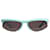 Bottega Veneta Light blue semi-framed sunglasses Acetate  ref.1342995