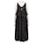 Stella Mc Cartney Stella McCartney Kleid mit transparentem Gänseblümchenmuster Schwarz Strahl  ref.1343036