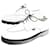 CHAUSSURES PARABOOT CHAMBORD 205701 DERBY GOLF 10.5F 44.5 CUIR BLANC SHOES  ref.1343823