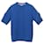 Hermès Hermes Short Sleeve Sweater in Blue Cotton  ref.1343844