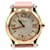 Reloj automático Chopard Happy Sport Crocodille rosa pastel - Diamantes Acero  ref.1343905