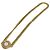 CHANEL Cadena Perla Cinturón metal Oro CC Auth bs13679 Dorado