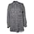 IRO, ALTIN W20 lurex overshirt Black White Cotton Wool  ref.1344110