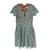SELF PORTRAIT Mini-robe en guipure fleurie Polyester Vert  ref.1344158
