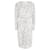 Vestido de Impressão de Bloco Ecru Danalia Isabel Marant Etoile Branco Multicor Viscose  ref.1344245