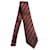 Hermès Ties Dark red Dark brown Silk  ref.1344359