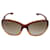 Autre Marque Tom Ford Brown Jennifer Soft Square Sunglasses Plastic  ref.1344477