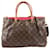 Louis Vuitton Monogram Pallas MM 2Way Handbag in Cherry Brown Leather  ref.1344532