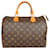 Louis Vuitton Canvas Monogram Speedy 30 Brown Cloth  ref.1344541