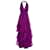 Vestido de seda sin mangas de Marchesa Notte en color violeta. Púrpura  ref.1344659