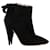 Miu Miu Ankle Boots aus schwarzem Wildleder Schweden  ref.1344820