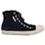 Sneakers alte Balenciaga Paris in tela Blu Navy  ref.1344849