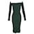 Khaite Beth Ribbed-Knit Midi Dress in Green Viscose Cellulose fibre  ref.1344854