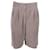 Brunello Cucinelli Pleated Shorts in Beige Suede Brown  ref.1344880