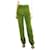 Autre Marque Pantaloni in velluto verde - taglia M Cotone  ref.1344975