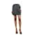 Céline Black leather quilted skirt - size UK 10  ref.1344983