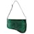 Autre Marque Borsa Curve in pelle goffrata serpente verde  ref.1345269