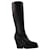 Autre Marque Botas texanas em couro preto  ref.1345274