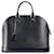 Louis Vuitton Alma MM Handbag Black Leather  ref.1345313