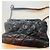Borsa a tracolla Chanel Hobo in pelle nera Nero - vista 2