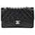 Chanel Small Classic Double Flap Bag Black Leather  ref.1345558