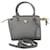 Saffiano Prada Bolso Mini Galleria Gris Grey Fur  ref.1345559