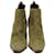 Manolo Blahnik Botines de Ante Verde Green Suede  ref.1345572