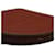Autre Marque Monedero Granate de Cuero Brown Leather  ref.1345723