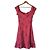 KOOKAÏ Kleid aus Frambruesa mit Blumen Rot
