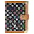 Louis Vuitton Capa de agenda de anel pequeno Multicor Lona  ref.1345804