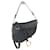 Dior Saddle Bag w Strap Black Leather  ref.1345807