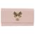 Gucci Portefeuille papillon Continental GG Cuir Rose  ref.1345815