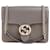 Gucci Borsa a tracolla con logo GG intrecciato Grigio Pelle  ref.1345819