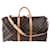 Louis Vuitton keepall 50 Bandouliere-Tasche Braun Leinwand  ref.1345878