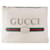 Gucci Pochette à logo imprimé Cuir Blanc  ref.1345887