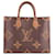 Louis Vuitton OnTheGo MM Tote Brown Cloth  ref.1345898