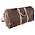 Louis Vuitton keepall 50 Bandouliere-Seesack Braun Leinwand  ref.1345914