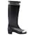Chanel Rubber rain boots 37 Black  ref.1345932