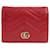 Gucci Marmont Card Case Red Leather  ref.1345944