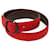 Bottega Veneta Intrecciato Belt 85 Red Leather  ref.1345973