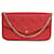 Louis Vuitton Bolsa de Ombro Pochette Félicie Vermelho Couro  ref.1345989