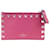 Valentino Garavani Rockstud Cardholder with Zip Pink Leather  ref.1346011