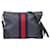 Gucci Web Messenger Bag Grey Leather  ref.1346053