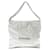 Chanel White Small 22 Quilted Shiny Calfskin Tote Leather Pony-style calfskin  ref.1321144