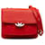 Solapa CC Box Mini de piel de becerro roja Chanel Cuero  ref.1336137